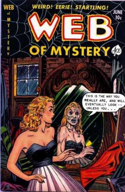 Web of Mystery 10 - Weird - Eerie - Startling - Looking Glass - Cobweb