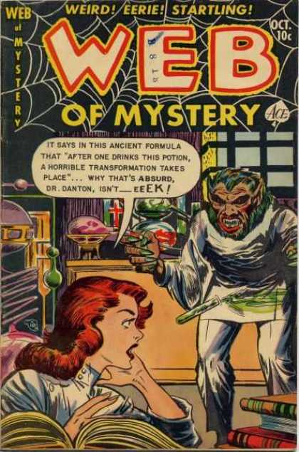 Web of Mystery 14 - Weird - Eerie - Monster - Lab - Formula