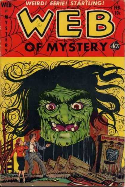 Web of Mystery 17 - Weird - Eerie - Startling - Ace - Tickets - Lou Cameron
