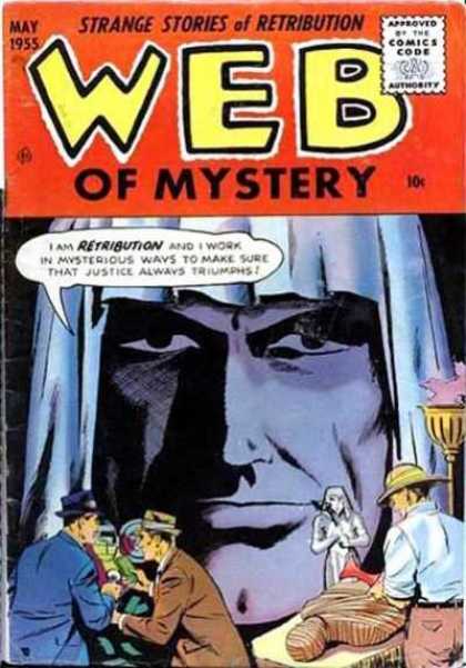 Web of Mystery 28 - Web Of Mystery - May 1955 - Retribution - Mummy - Comics Code
