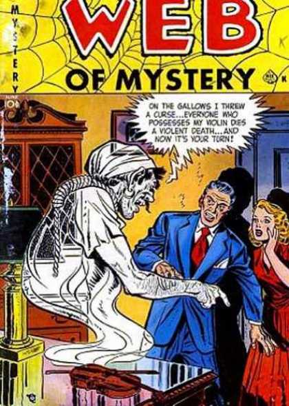Web of Mystery 3 - Ghost - Mystery - Ace Comics - Violent Death - Couple