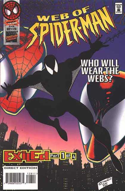 Web of Spider-Man 128 - Web - Spider - Shadow - City - Night