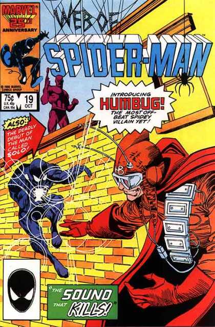 Web of Spider-Man 19 - Humbug - Beat Spidey - Villain Yet - Marvel - The Deadly