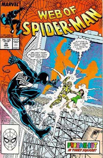 Web of Spider-Man 36 - Marvel - Battle - Costume - Woman - City