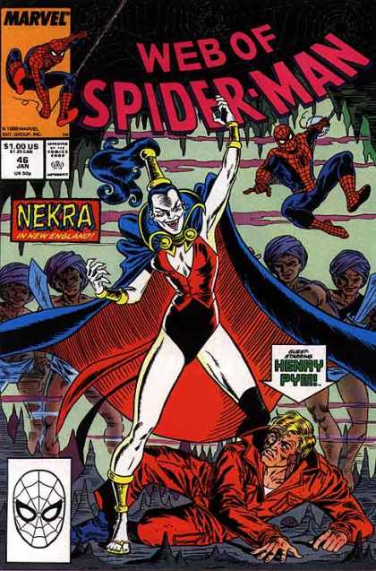 Web of Spider-Man 46 - Marvel - Nekra - Woman - Cape - Superhero