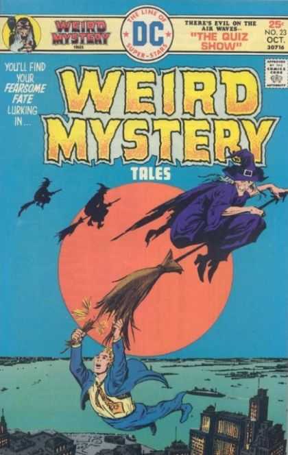Weird Mystery Tales 23 - Dc - The Quiz Show - Witches - Broomsticks - Red Moon