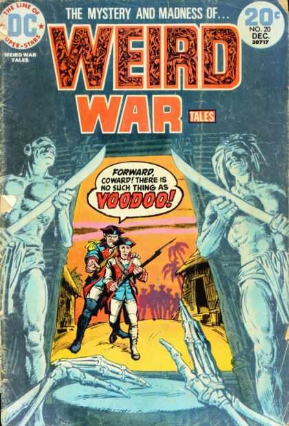 Weird War Tales 20 - 20 Cents - Weapon - Speech Bubble - Bones - Drum
