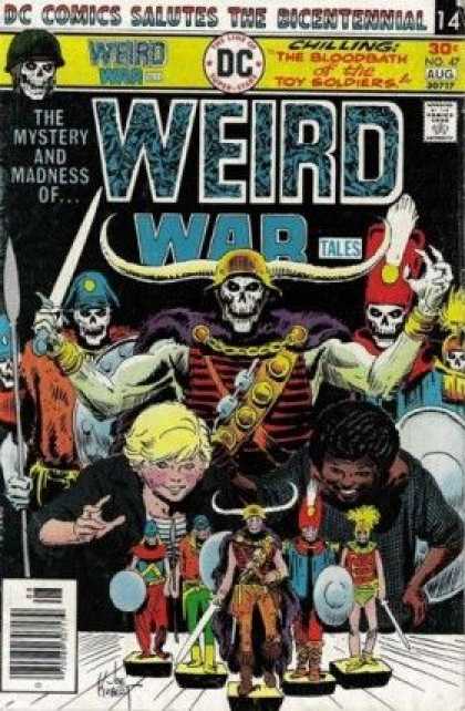 Weird War Tales 47 - Dc Comics Salutes The Bicentennial - Chilling The Bloodbath Of The Soldiers - The Mystery And Madness Of - Sword - Ready For Attack