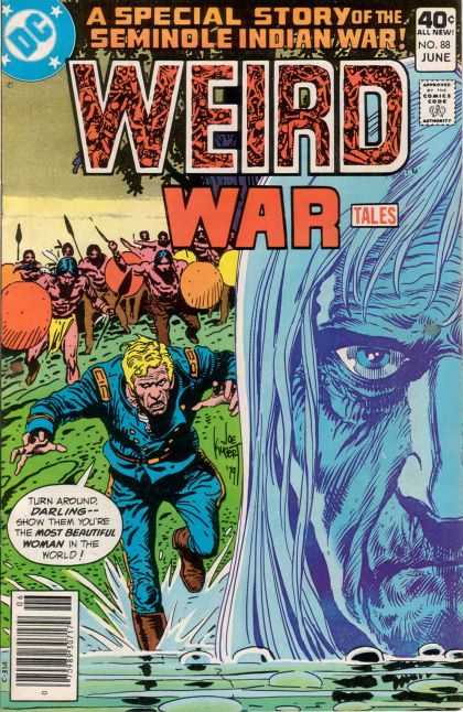 Weird War Tales 88 - Dc Comics - War Stories - Supernatural Stories - Indians - Comics Code Approved - Joe Kubert