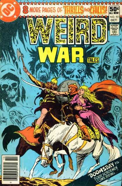 Weird War Tales 92 - Viking - Ghoul - Axe - Dc Comics - Damsel