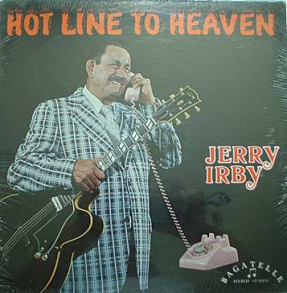 Weirdest Album Covers - Irby, Jerry (Hot Line To Heaven)