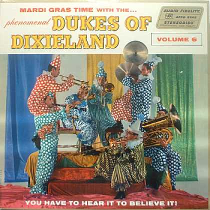 Weirdest Album Covers - Dukes Of Dixieland (Mardi Gras Time, Vol 6)