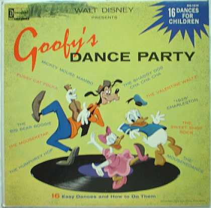 Weirdest Album Covers - Goofy's Dance Party