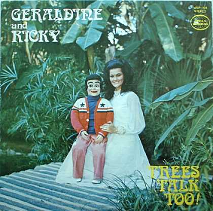 Weirdest Album Covers - Geraldine & Ricky (Trees talk Too!)