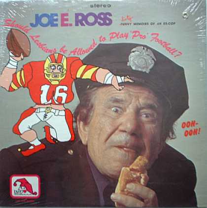 Weirdest Album Covers - Ross, Joe E. (Should Lesbians Be Allowed To Play Football?)