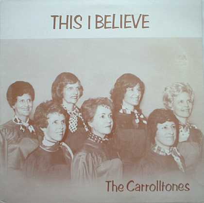Weirdest Album Covers - Carrolltones (This I Believe)