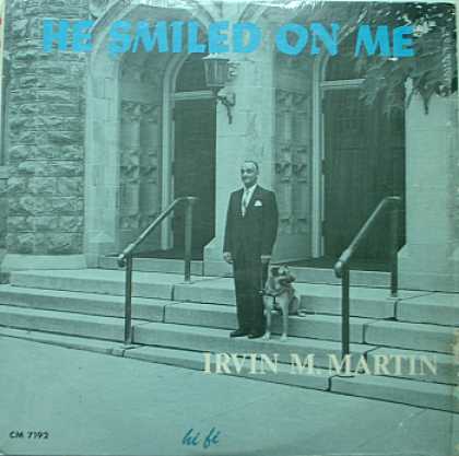 Weirdest Album Covers - Martin, Irvin (He Smiled On Me )
