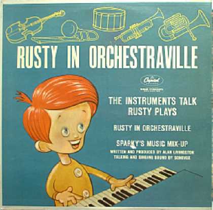 Weirdest Album Covers - Rusty In Orchestraville)