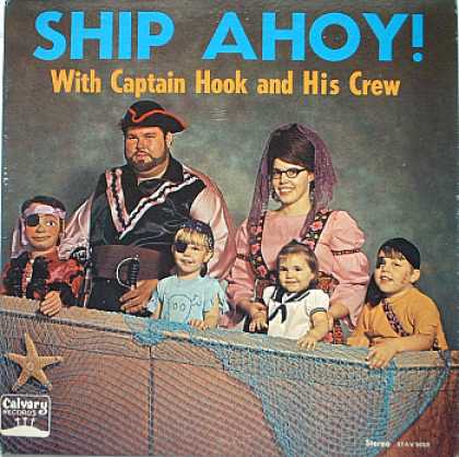 Weirdest Album Covers - Captain Hook & His Crew - (Ship Ahoy!)