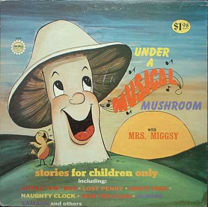 Weirdest Album Covers - Mrs. Miggsy (Under A Musical Mushroom)