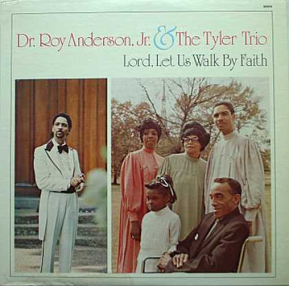 Weirdest Album Covers - Anderson, Dr. Roy & The Tyler Trio (Lord, Let Us Walk By Faith)