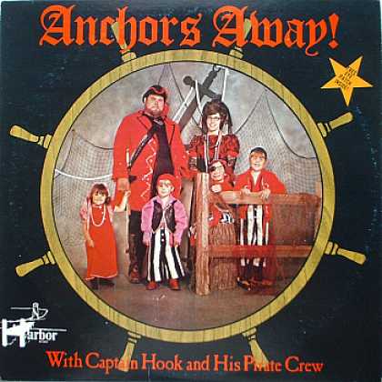 Weirdest Album Covers - Captain Hook (Anchors Away) - alternate cover 2