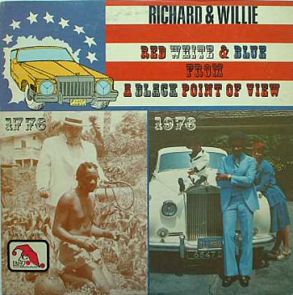 Weirdest Album Covers - Richard & Willie (Red, White & Blue From A Black Point Of View)