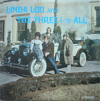 Weirdest Album Covers - Linda Lou & The Three For All (self-titled)