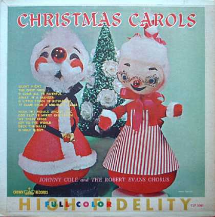 Weirdest Album Covers - Cole, Johnny & The Robert Evans Chorus (Christmas Carol)