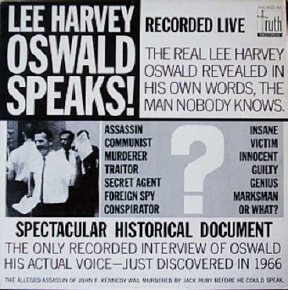 Weirdest Album Covers - Oswald, Lee Harvey (Speaks!)