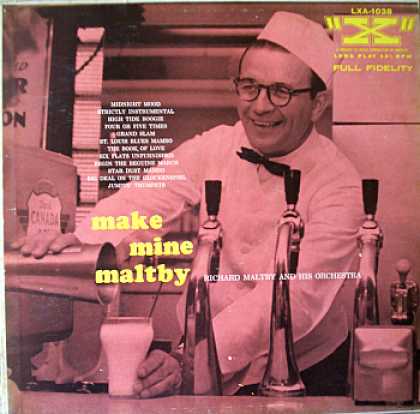Weirdest Album Covers - Maltby, Richard (Make Mine Maltby)