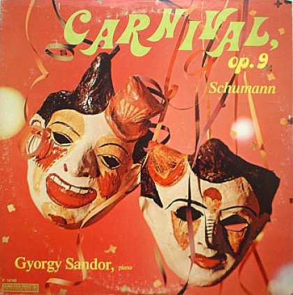 Weirdest Album Covers - Sandor, Gyorgy (Carnival, Op. 9 - Schumann)