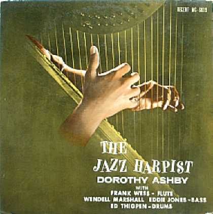 Weirdest Album Covers - Ashby, Dorothy (The Jazz Harpist)