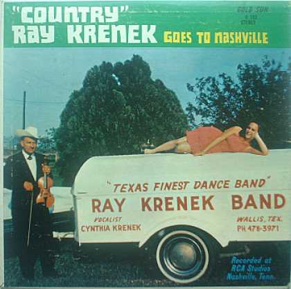 Weirdest Album Covers - Krenek, Country Ray (Goes To Nashville)