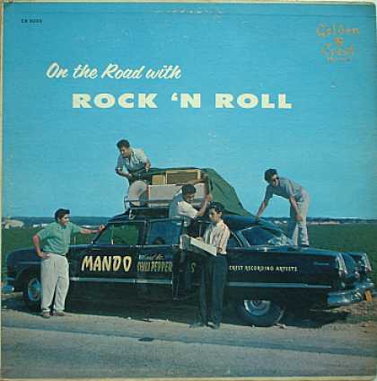 Weirdest Album Covers - Mando & The Chili Peppers (On The Road With Rock 'N Roll)