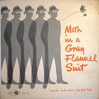 Weirdest Album Covers - Peck, Bob (Moth In A Gray Flannel Suit)