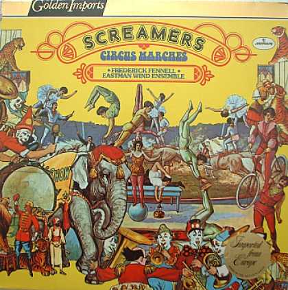 Weirdest Album Covers - Fennell, Frederick & The Eastman Wind Ensemble (Screamers)