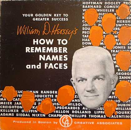 Weirdest Album Covers - Hersey, William D. (How To Remember Names & Faces)