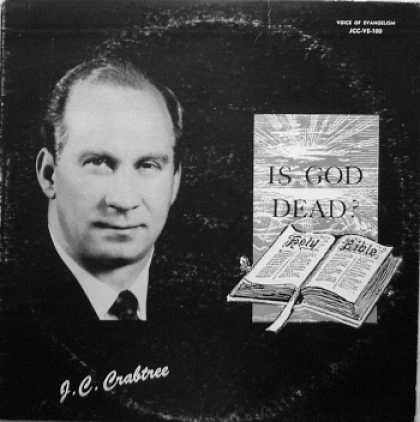 Weirdest Album Covers - Crabtree, J.C (Is God Dead?)