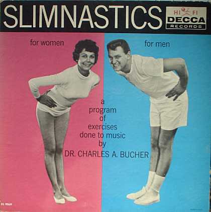 Weirdest Album Covers - Bucher, Dr. Charles A. (Slimnastics)