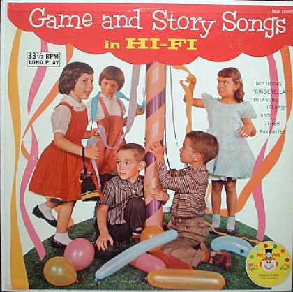 Weirdest Album Covers - Game And Story Songs In Hi-Fi