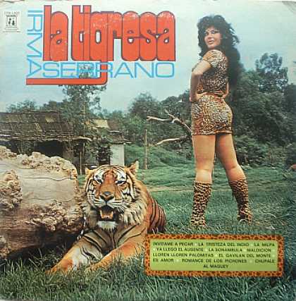 Weirdest Album Covers - Serrano, Irma (La Tigresa)