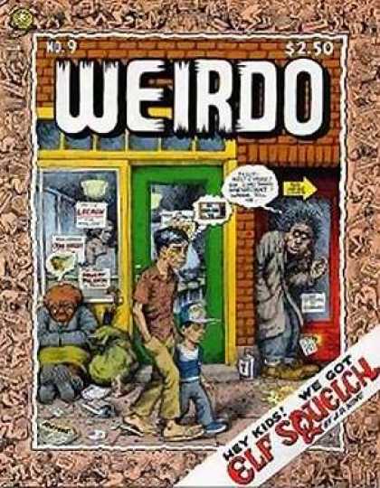 Weirdo 9 - Elf Squelch - City Street - Bum - Stores - Bad Part Of Town