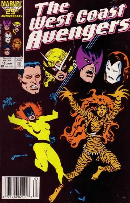 West Coast Avengers 16 - Marvel - West Coast - Avengers - 25th Anniversary - January 16th - Joe Sinnott
