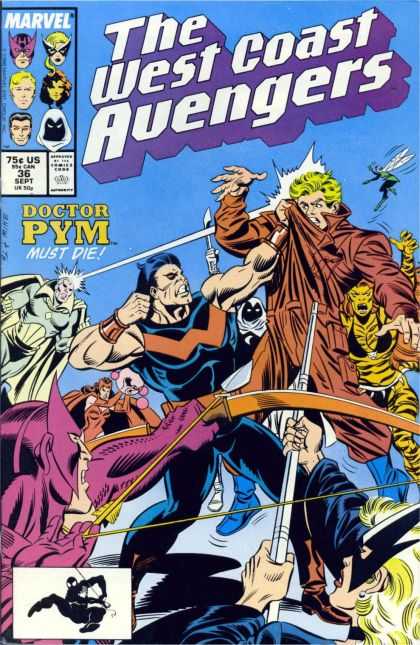 West Coast Avengers 36 - Doctor Pym Must Die - Marvel - Attack - Flying - Energy