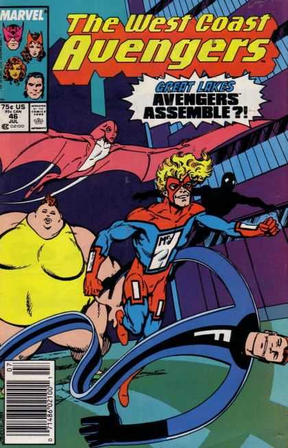 West Coast Avengers 46 - Marvel - 46 - Jul - Avengers Assemble - 75 - John Byrne