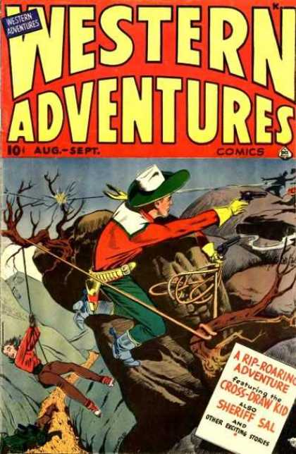 Western Adventures 6 - Western - Hanging From A Cliff - Shooting The Bad Guys - Save The Girl - Cross Draw Kid