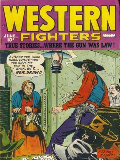 Western Fighters 19 - Saloon - Cowboys - Coyote - True Stories Where The Gun Was Law - Playing Cards