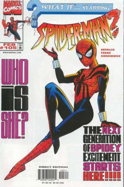 What If? 105 - Marvel Comics - Spider-man - Spider-woman - Who Is She - What If