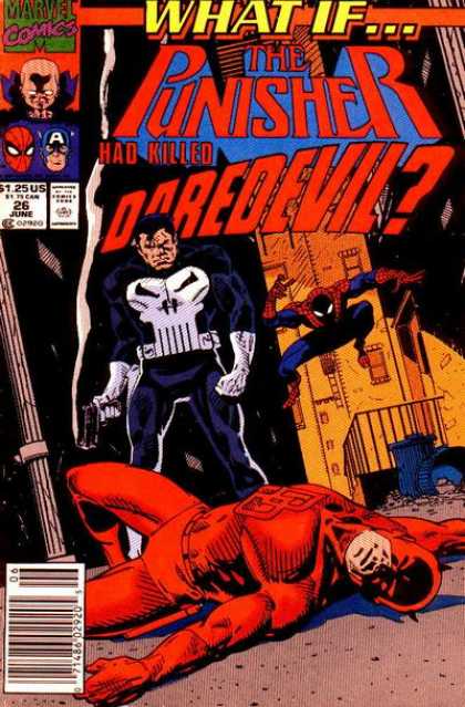 What If? 26 - Punisher - Spiderman - Smoking Gun - Trash Can - Alley